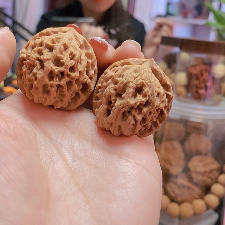 【闪购商品】文玩核桃把件39蓟县元宝