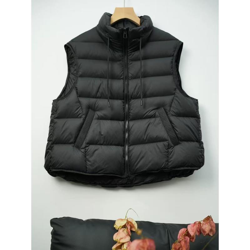 AL6921宽松型街头风立领百搭洋气女士马甲