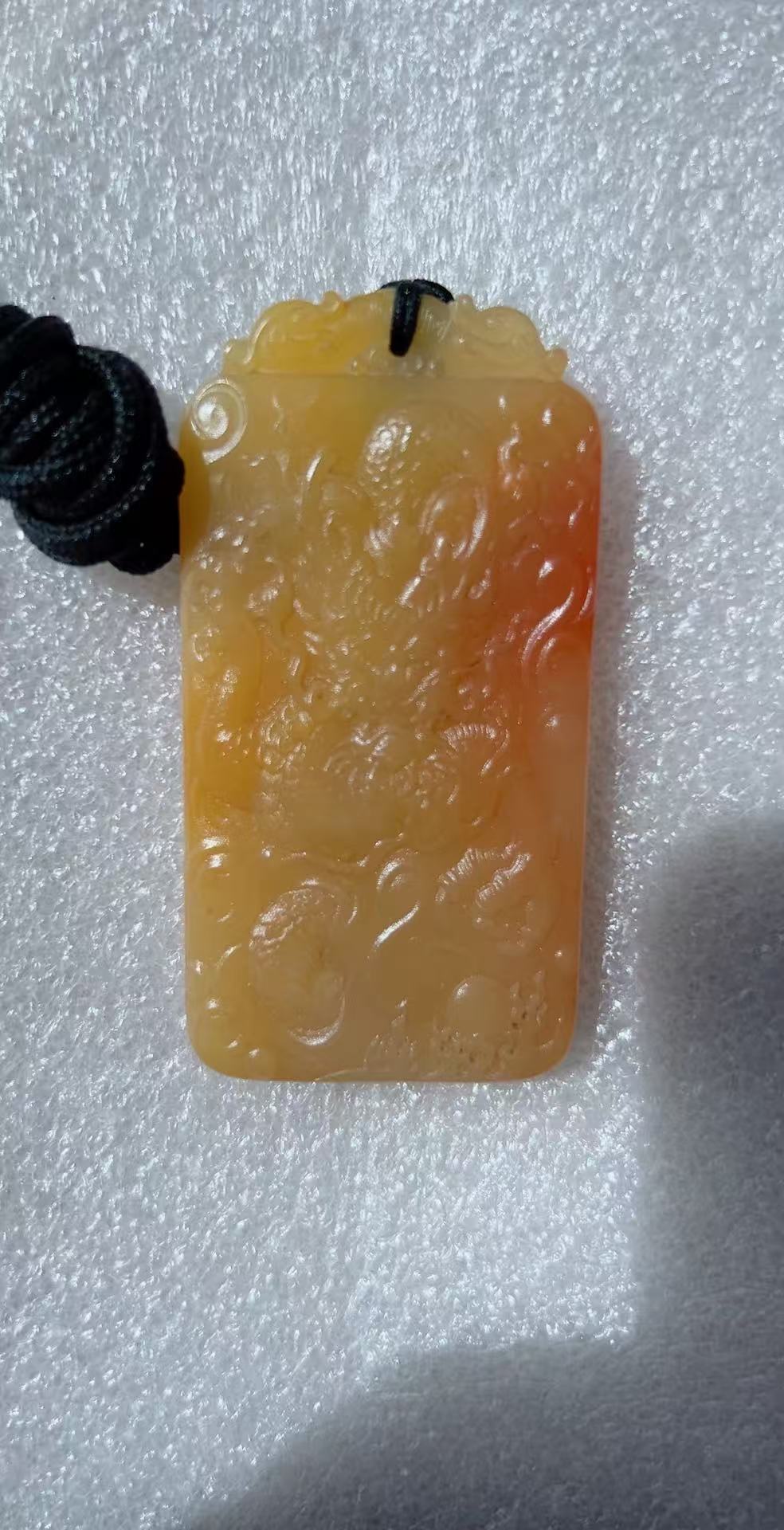 巴林石牌子挂件一枚