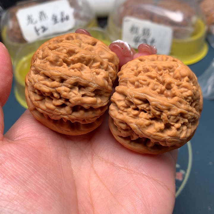 文玩核桃把件小***醒45-16314-9