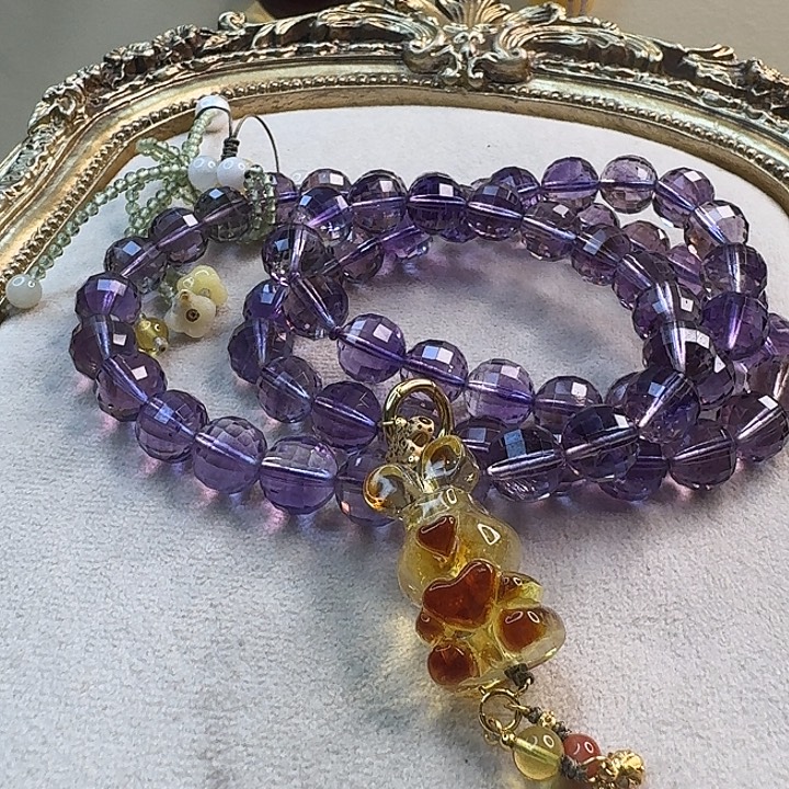 琥珀未镶嵌手链琥珀项链