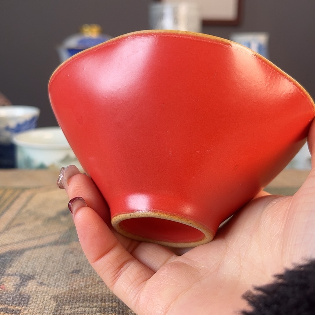 杯景德柴烧茶杯多人