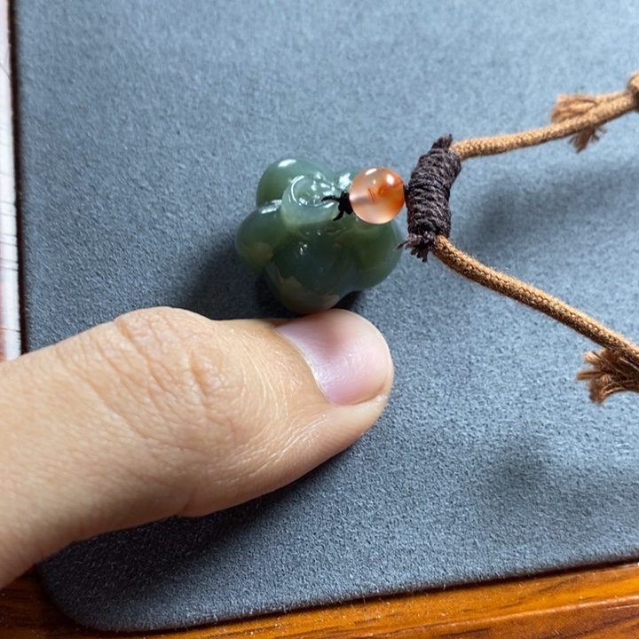 和田玉吊坠(不含链)未镶嵌海*