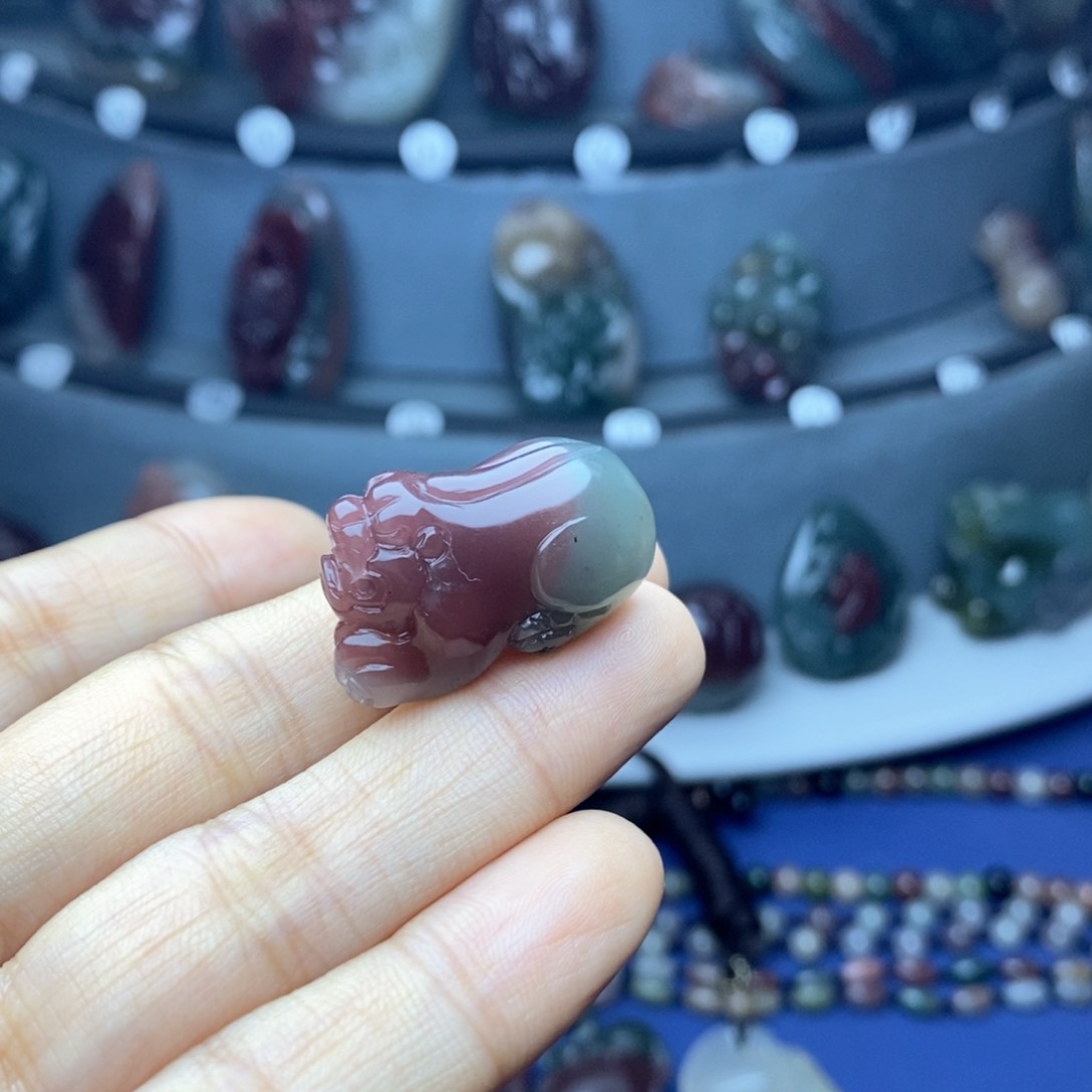 玛瑙/玉髓吊坠(不含链)未镶嵌