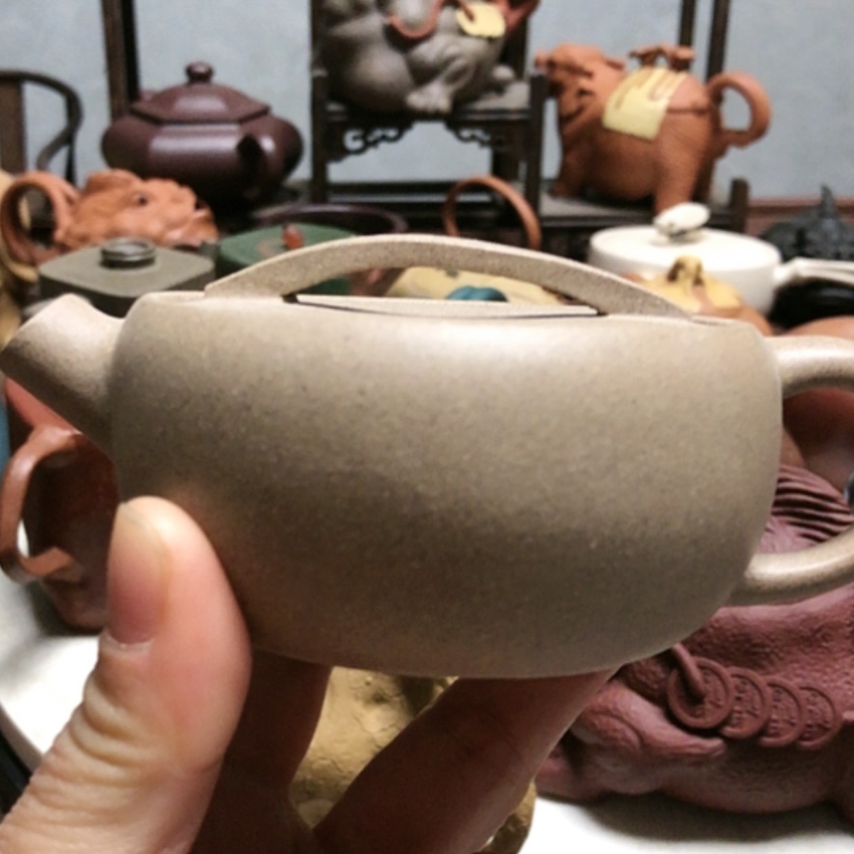 【闪购商品】紫砂茶壶150c大口一片瓦