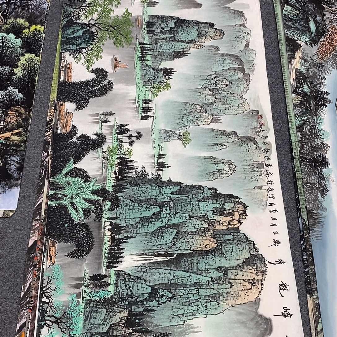 国画画画真的画画画