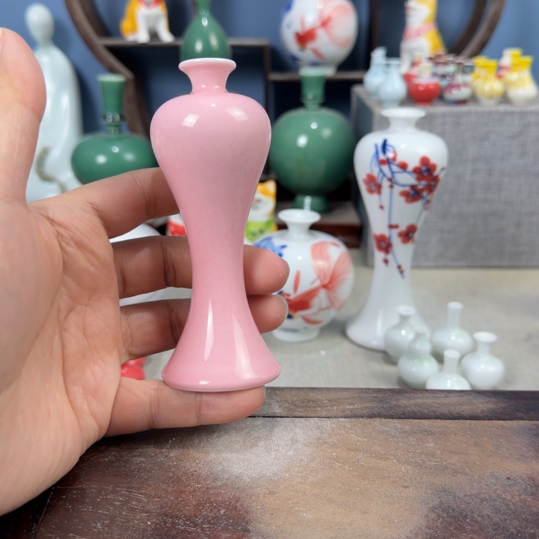 陶瓷手工小花器摆件