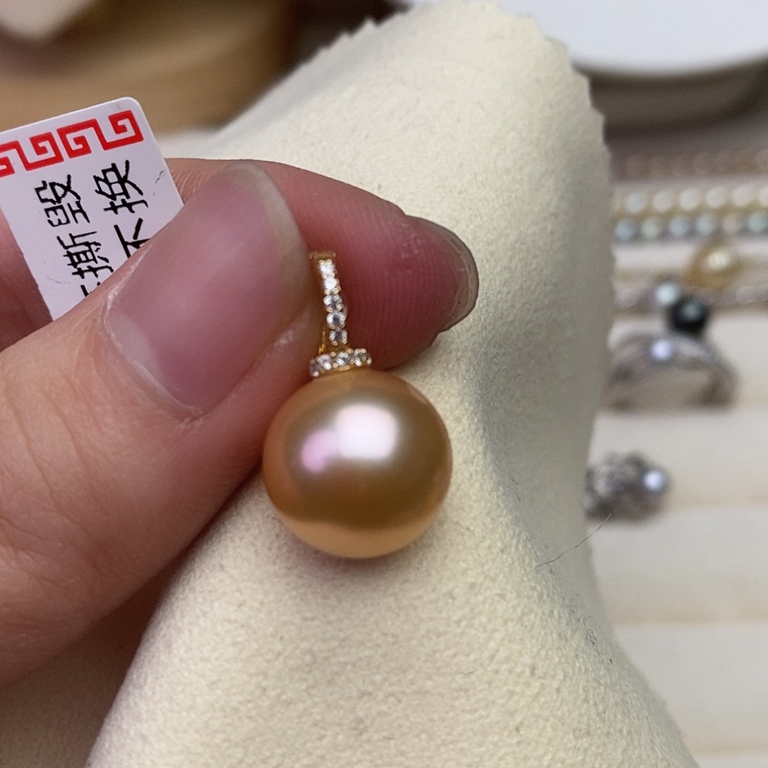 淡水珍珠颈饰银S925镶嵌