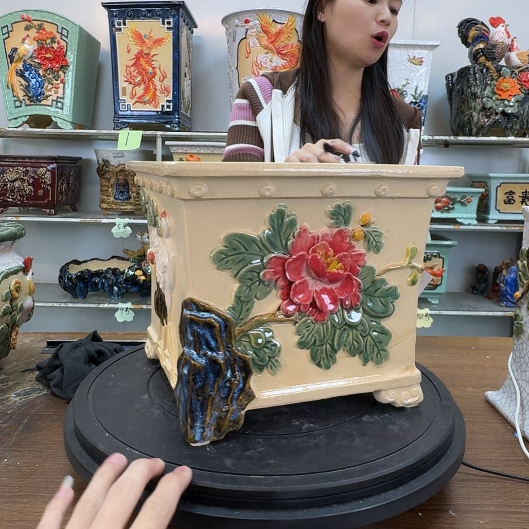 佩***服四方盆内口22深度20