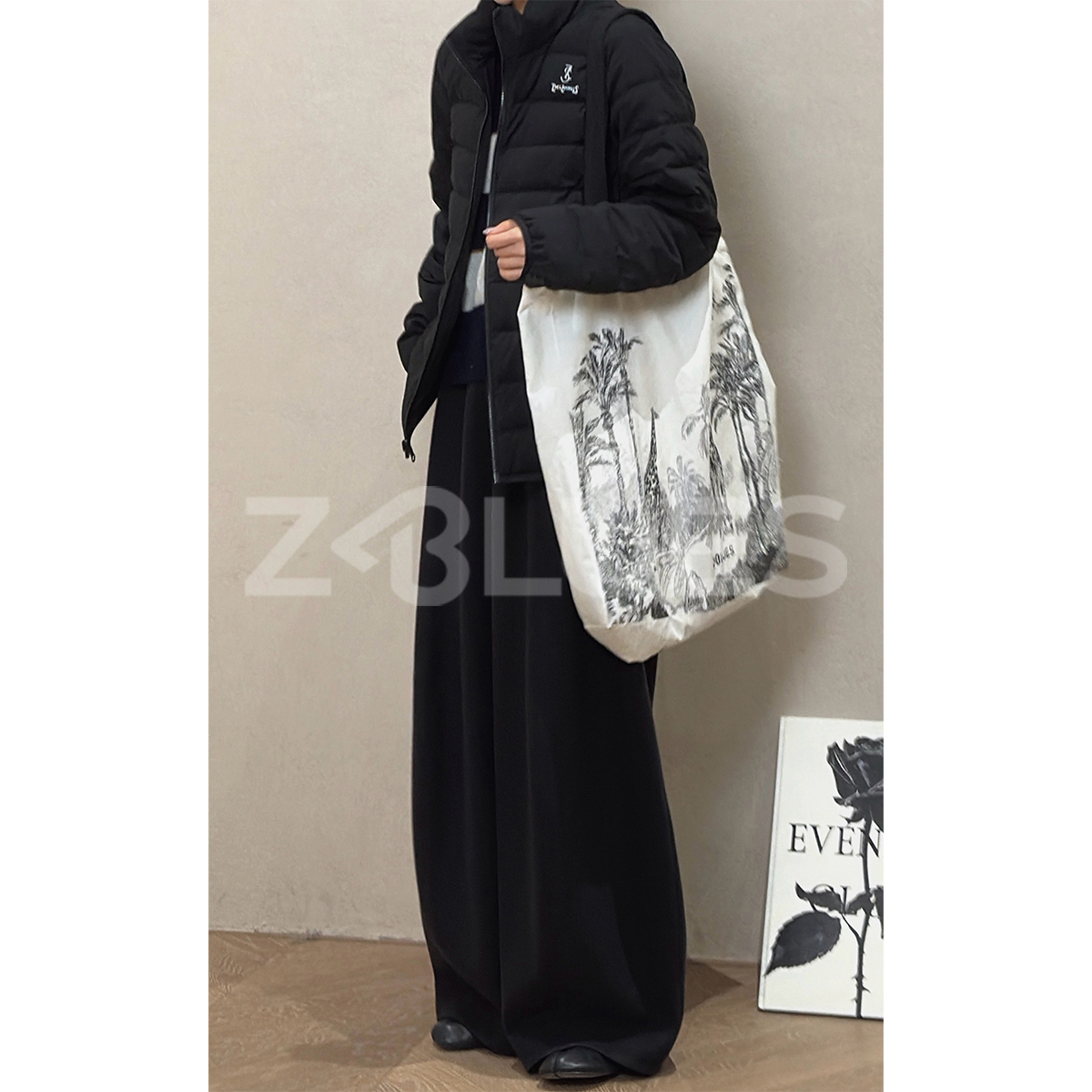 Z.blues【卷王裤】CHAO柔氛围感毛呢立体弯刀裤YZYLJR9953