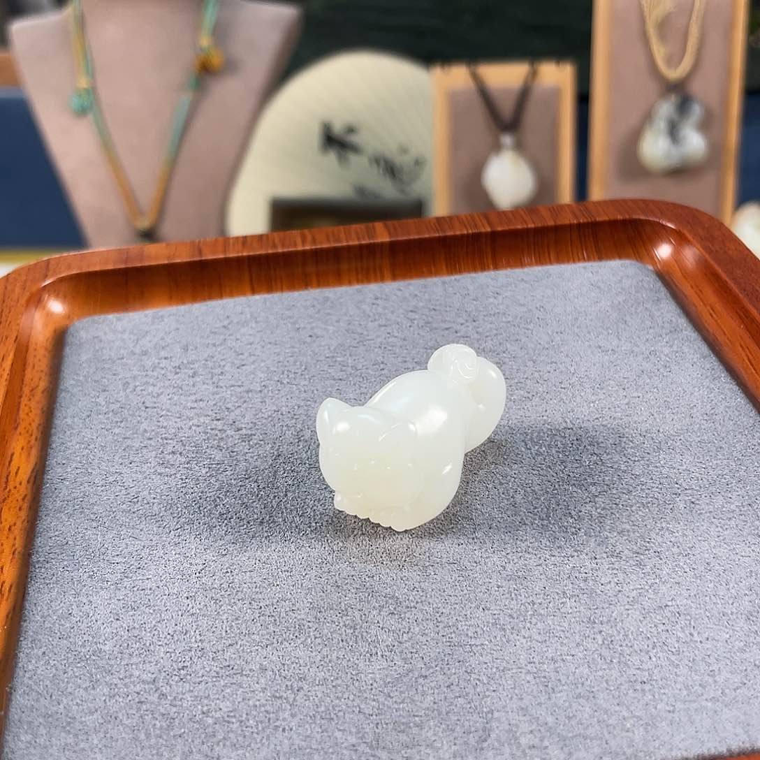 和田玉未镶嵌吊坠(不含链)