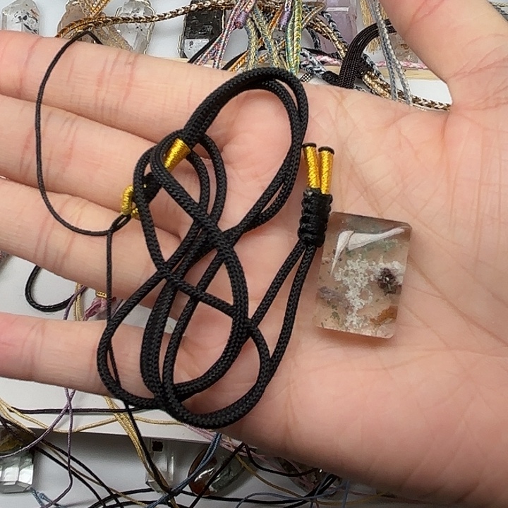 d***5水晶颈饰未镶嵌幽灵水晶