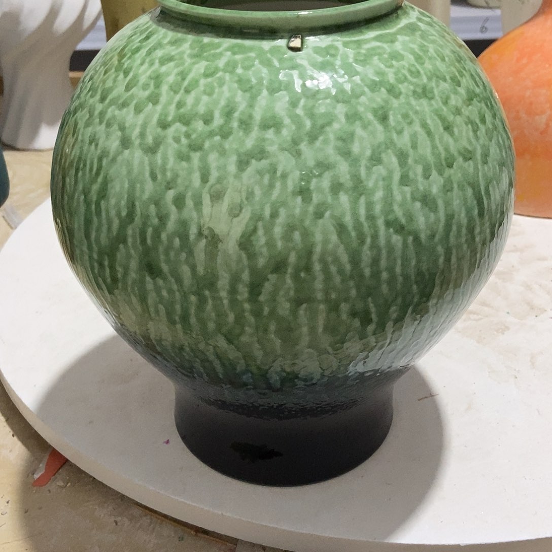 陶瓷O*L景德镇花瓶瑕疵