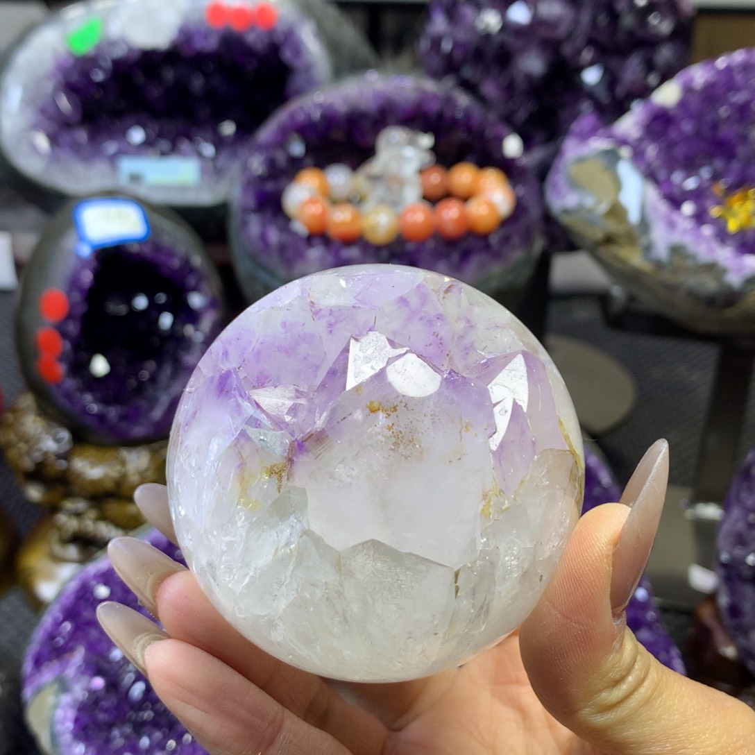 水晶摆件婷未镶嵌