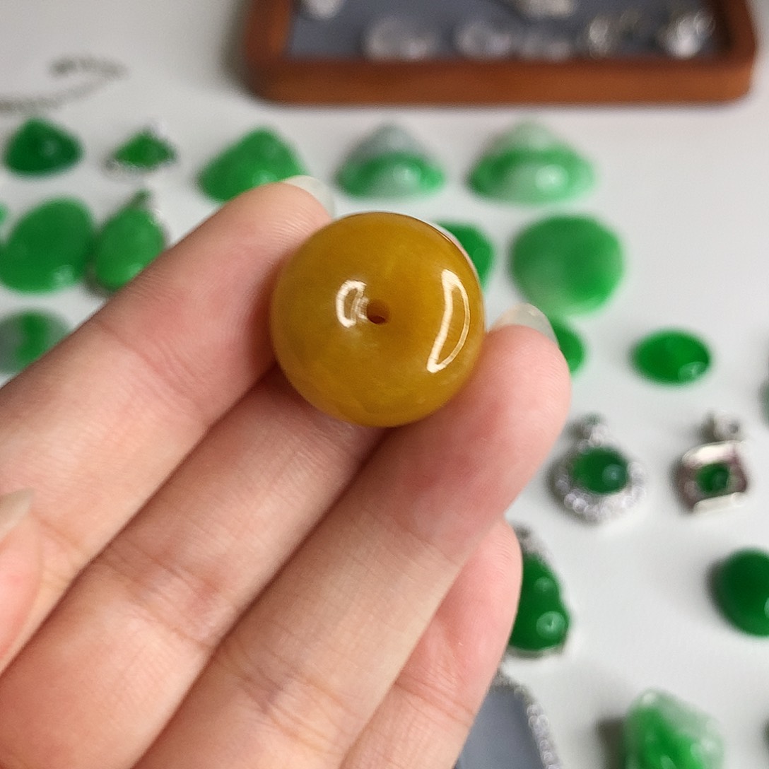 翡翠未镶嵌颈饰*️*非A369