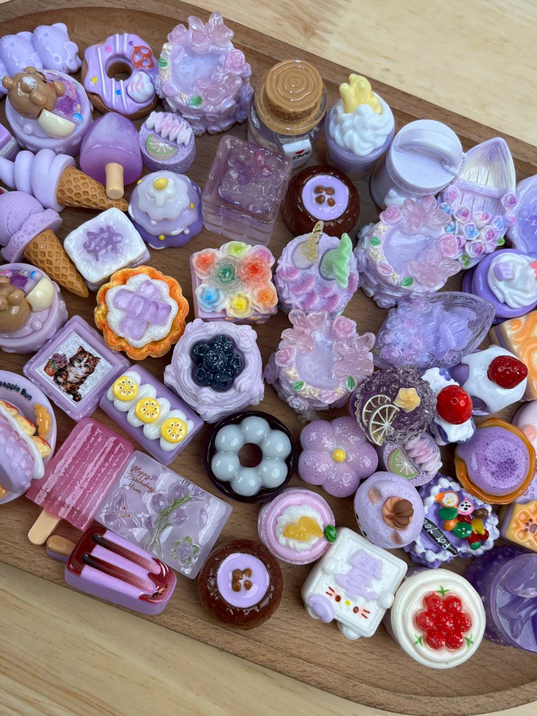 【绿色系对对碰】仿真卡通微缩树脂食玩diy手机壳微缩食玩