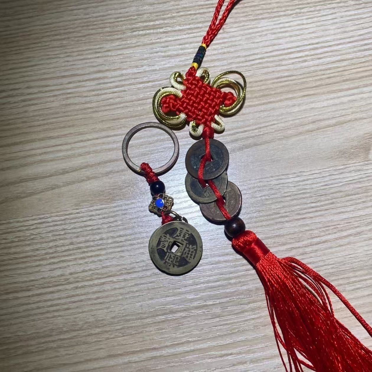 复古做旧纯铜高端精美钥匙扣