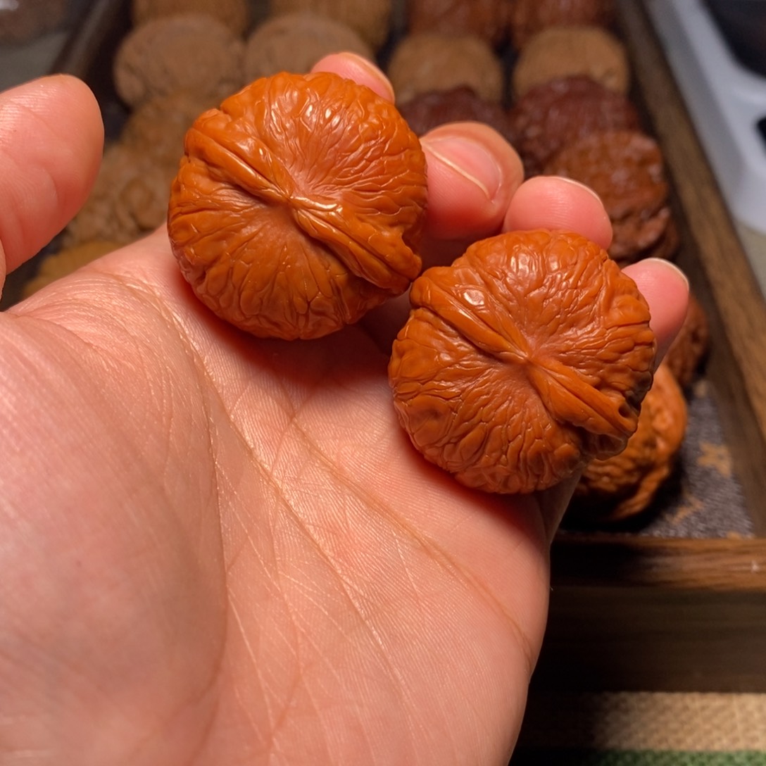 文玩核桃把件晨*圆宝