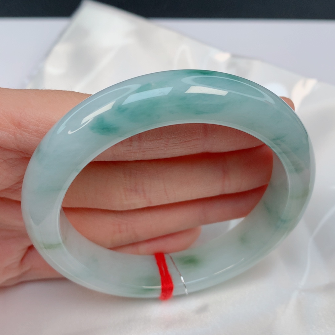 翡翠手镯未镶嵌56正圈