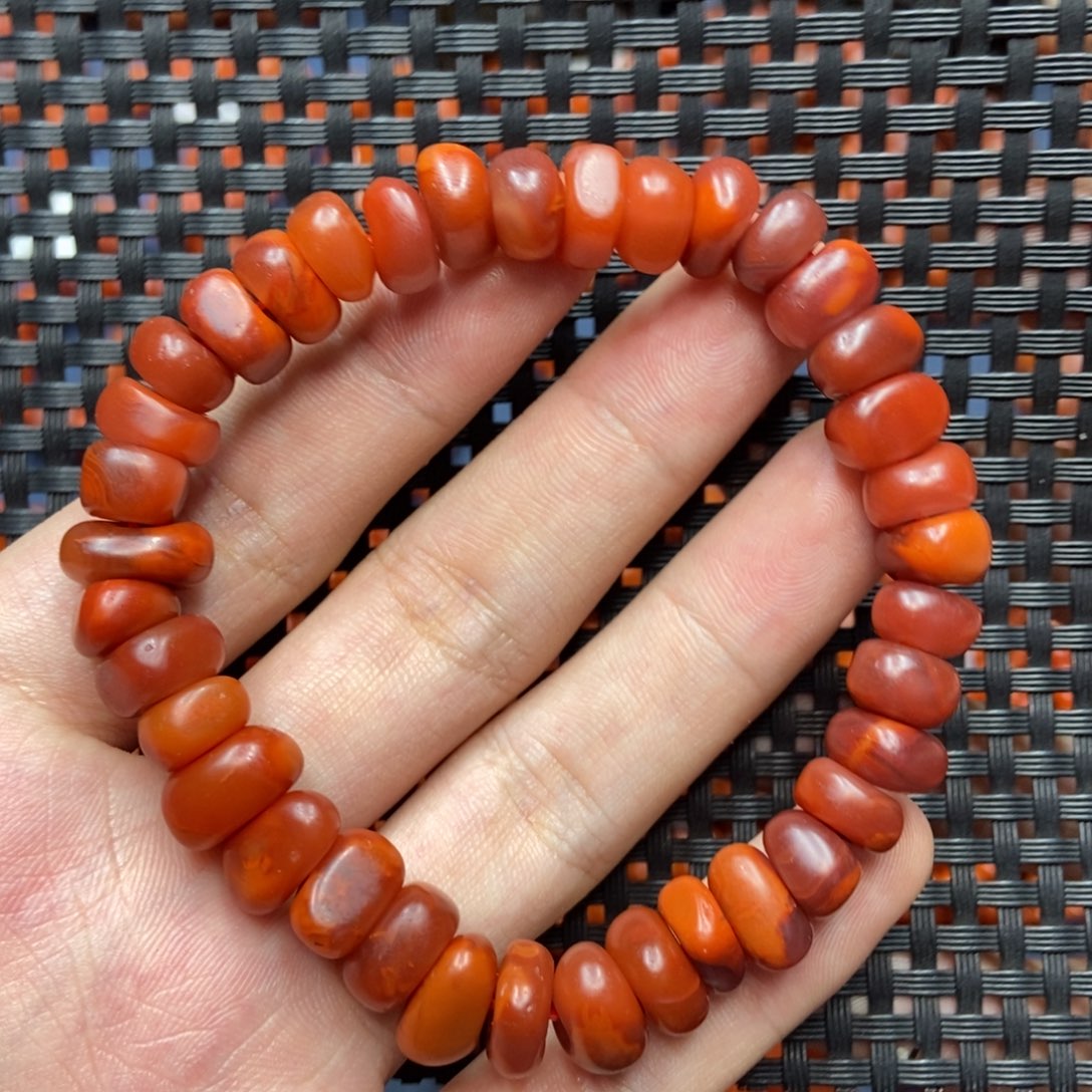 敏***儿南红玛瑙未镶嵌手串