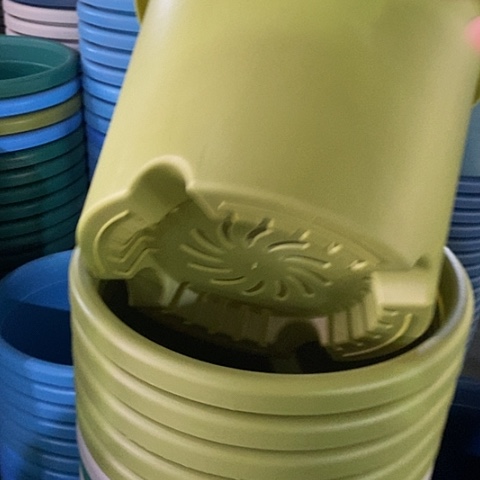 树脂四季5号果绿无托6个微瑕