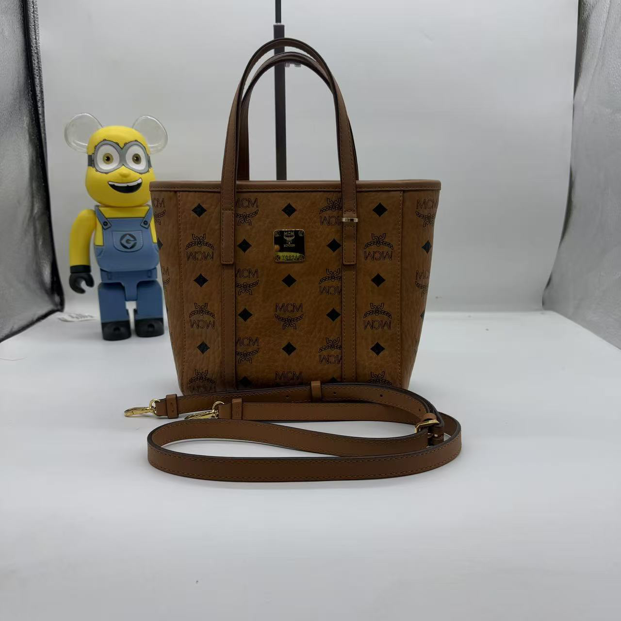 95新 MCM 奢得/干邑色菜篮子072119