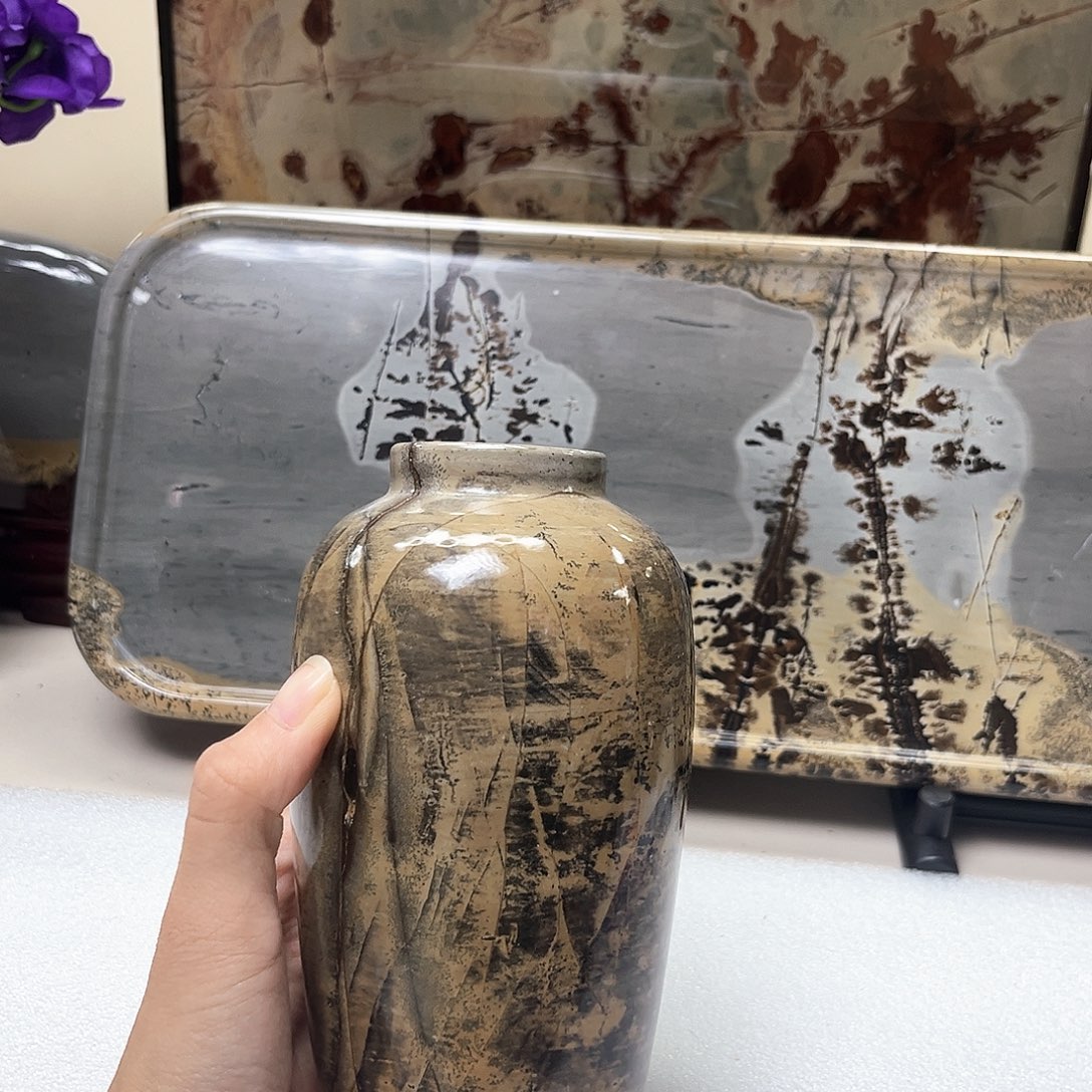 石材广西天然国画石