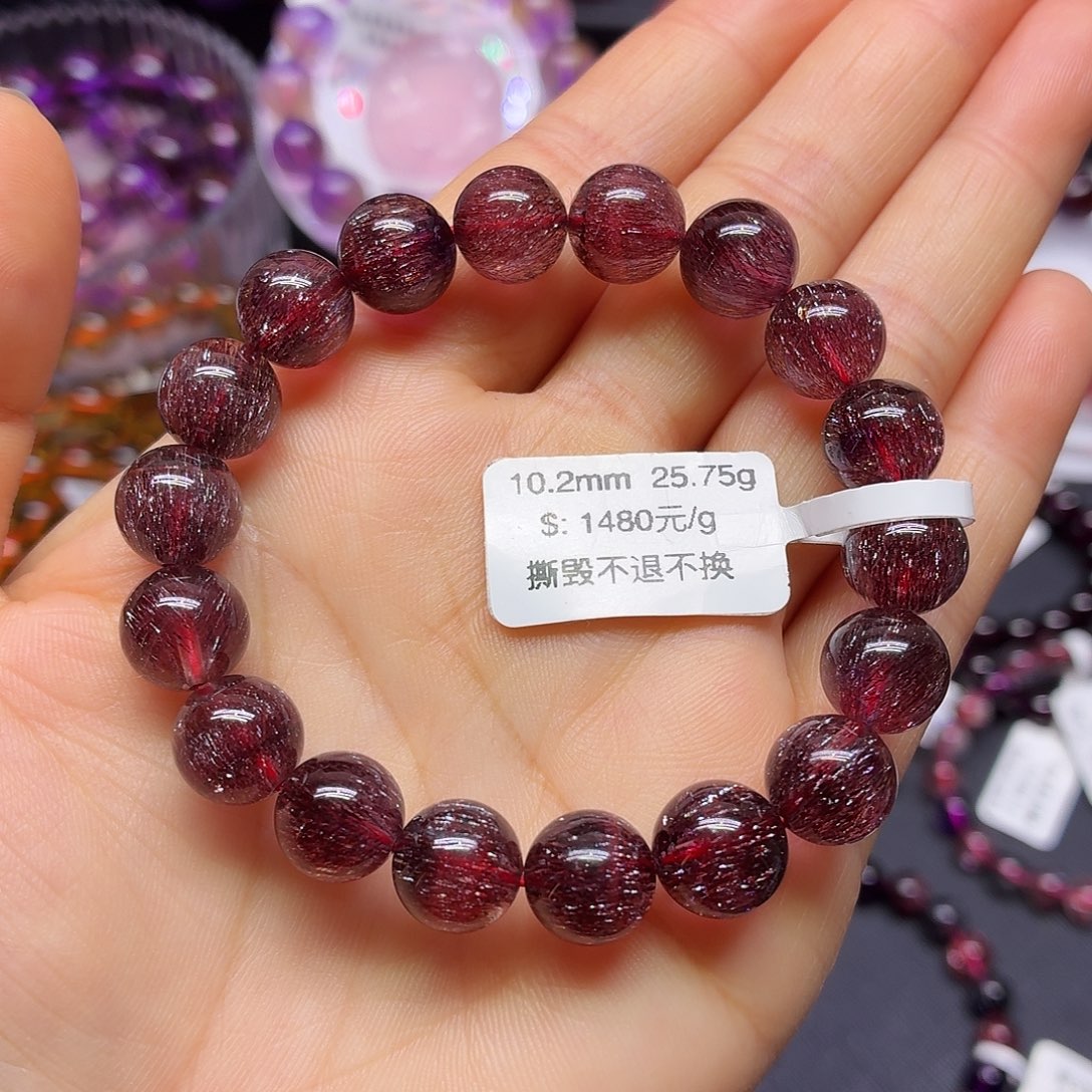 水晶手链未镶嵌天然水晶