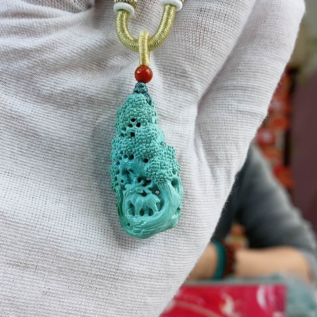 绿松石珠宝奇石未镶嵌