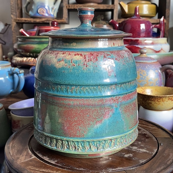 劲*中国神后钧瓷茶具