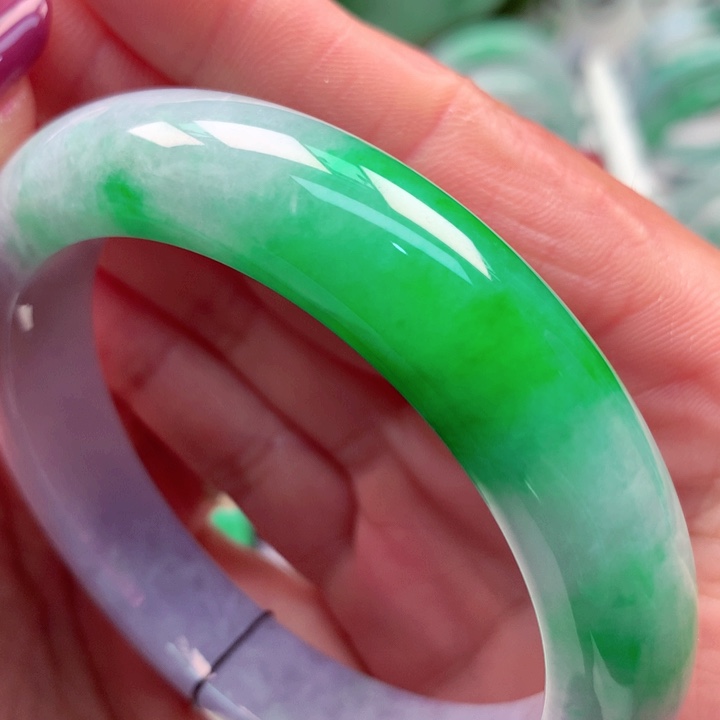 翡翠未镶嵌手镯天然翡翠手镯