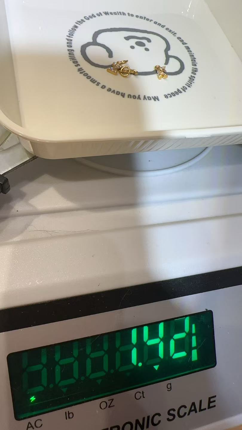 足金精品工艺吊坠