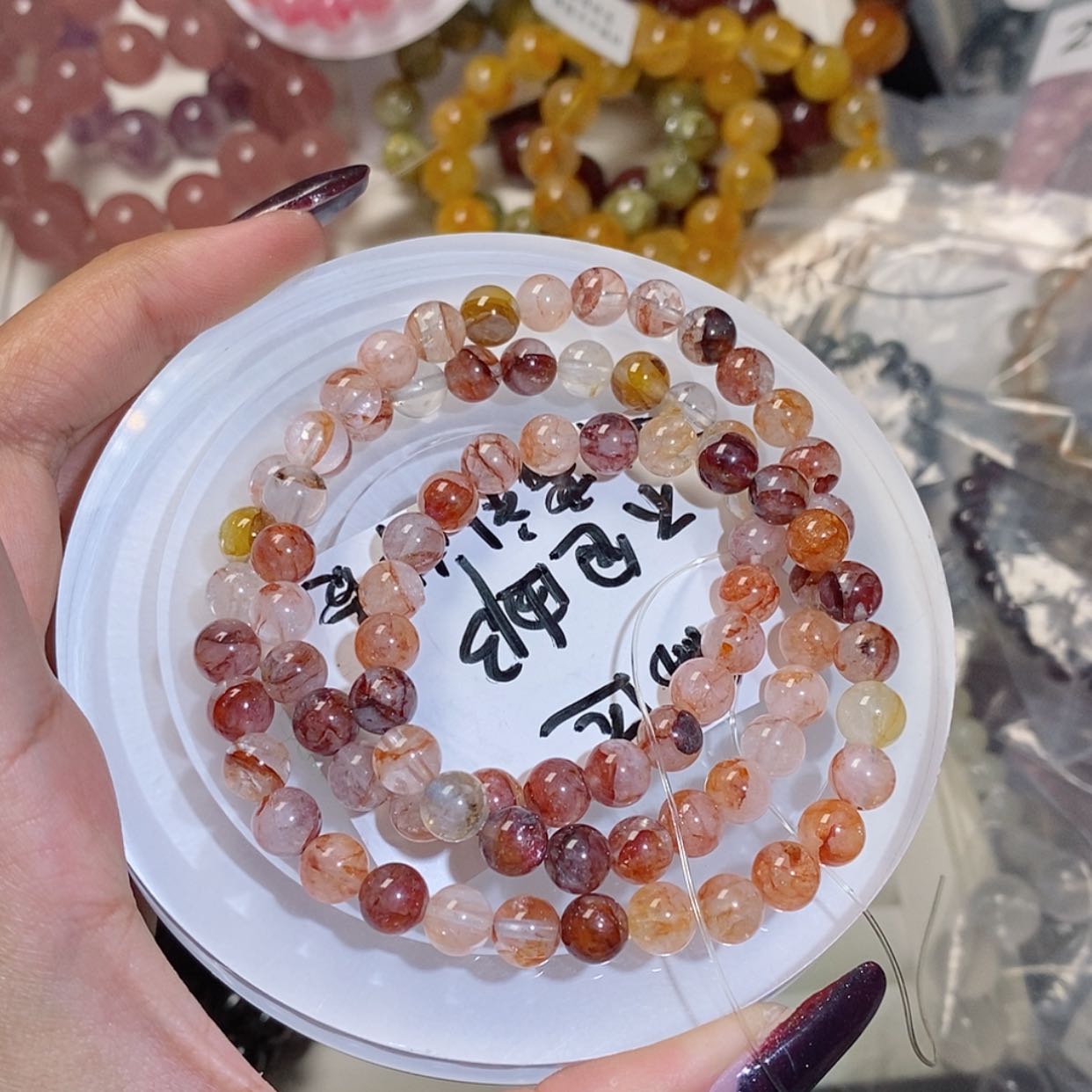 【闪购商品】水晶手链未镶嵌胶花146