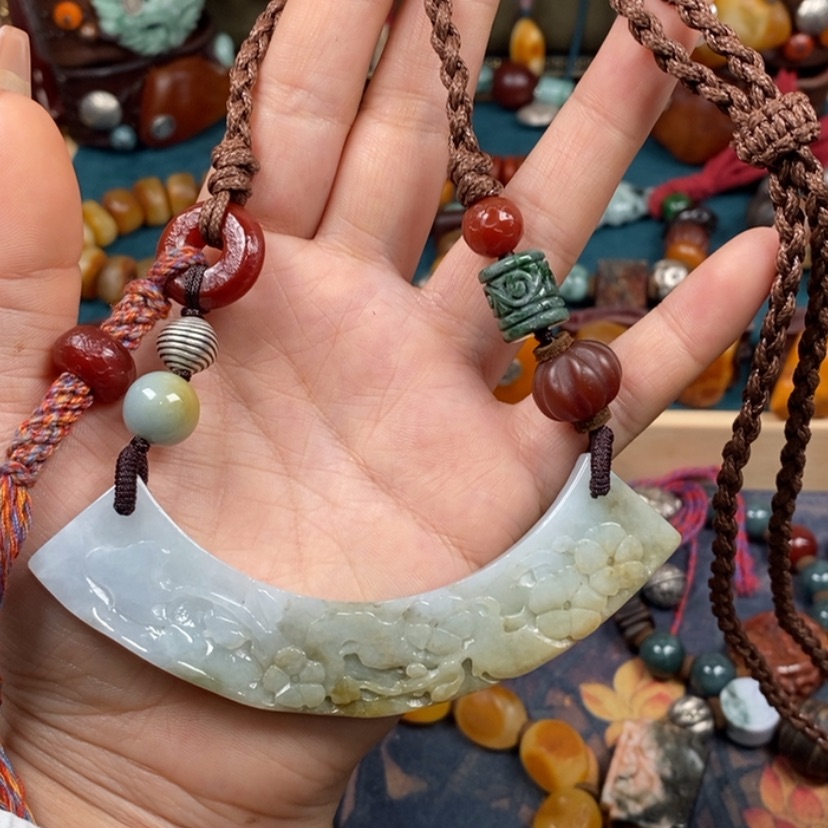 【闪购商品】翡翠颈饰未镶嵌项链