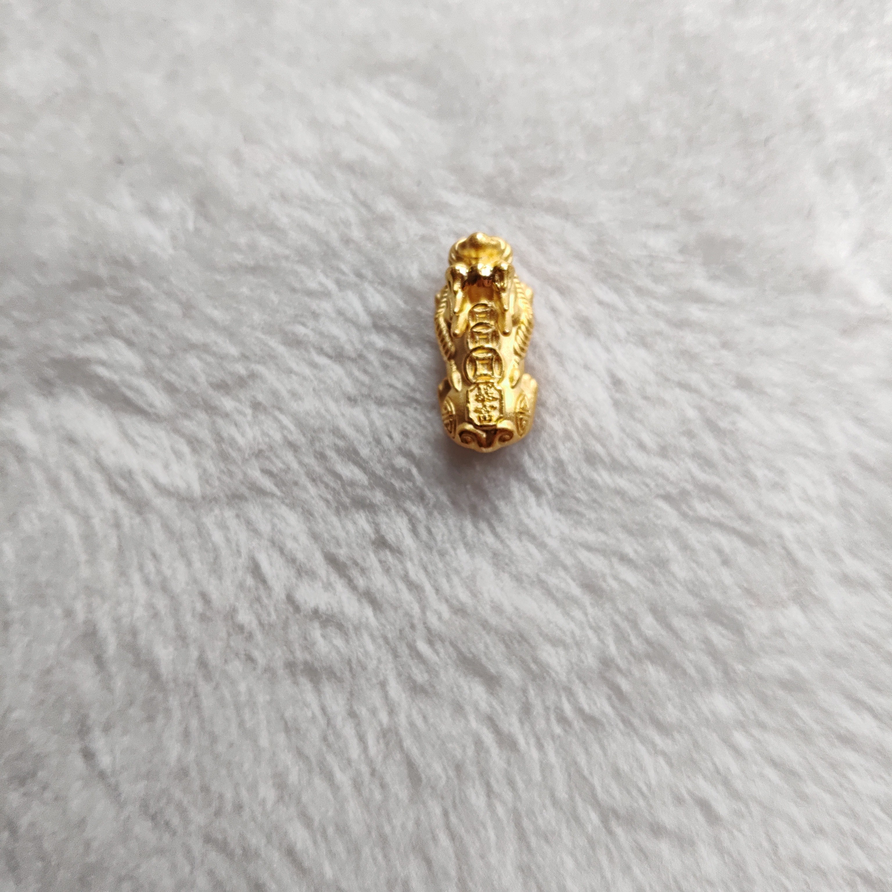 金元宝足金999貔貅珠子首饰