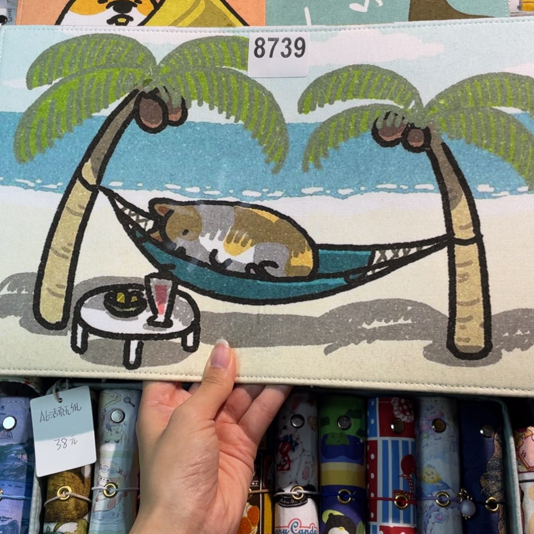 织绣A5 活页不加纸8739