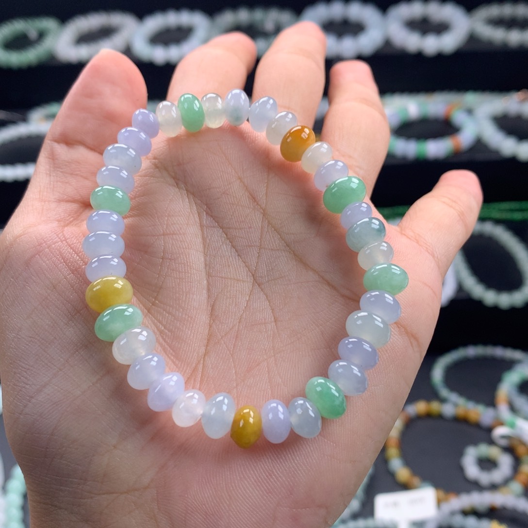 翡翠未镶嵌手链卡8