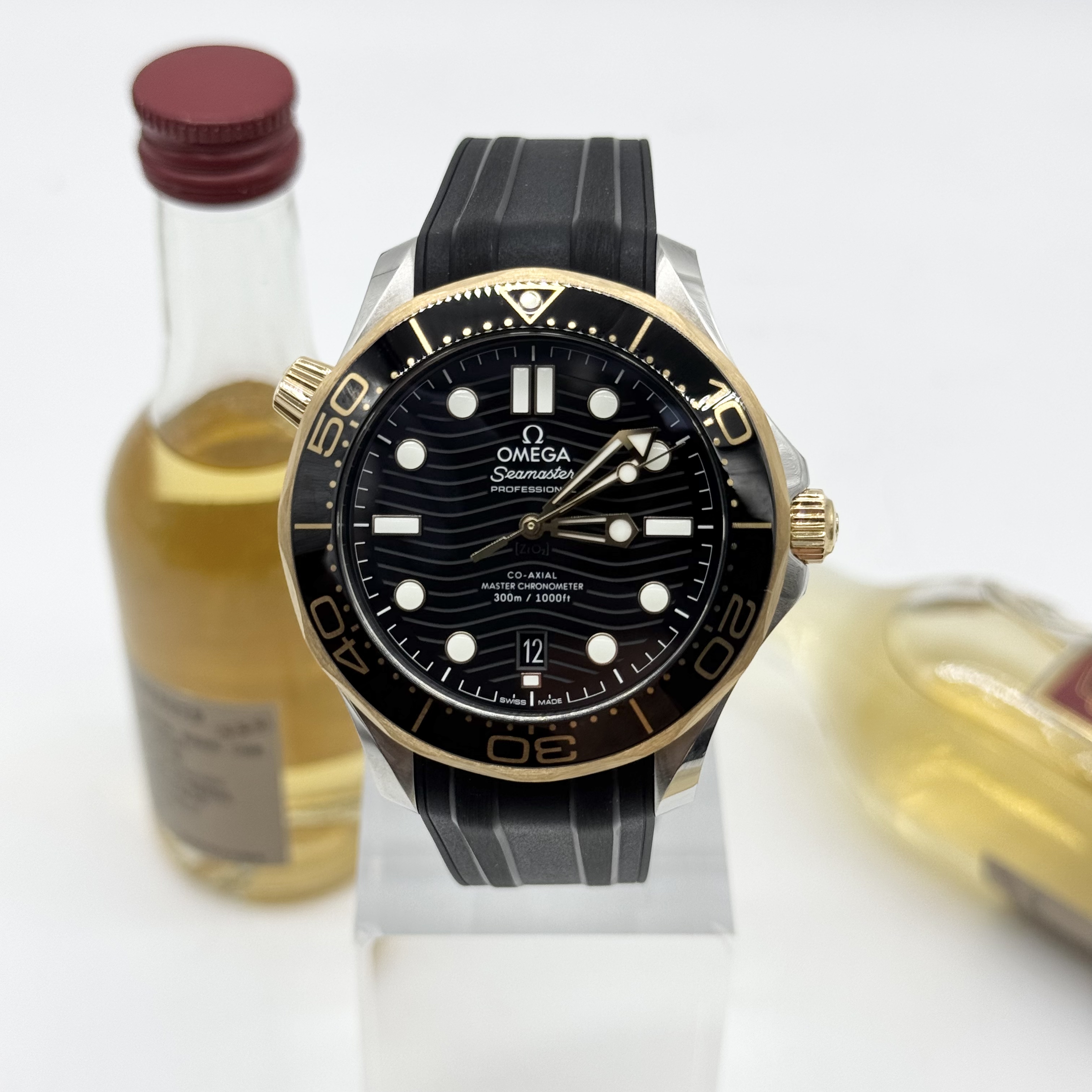 99新 Omega/欧米茄 海马 自动上链 精钢+18K黄金 42mm 22全