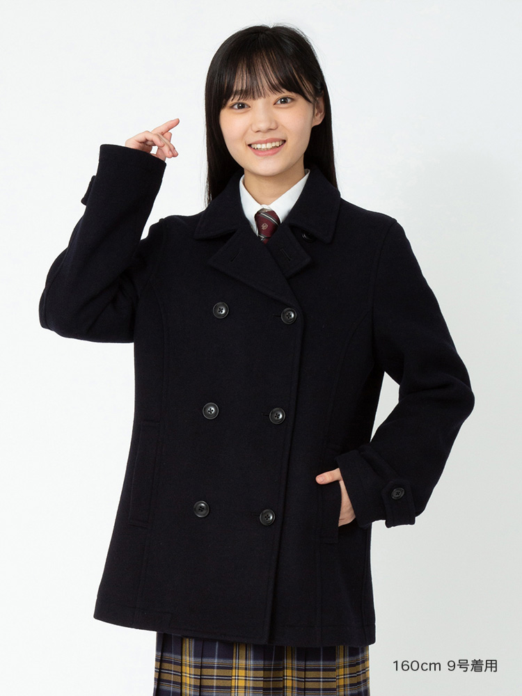 【FaFa】日系 EB 学院风 刺绣女神羊毛 毛呢外套FA504-003