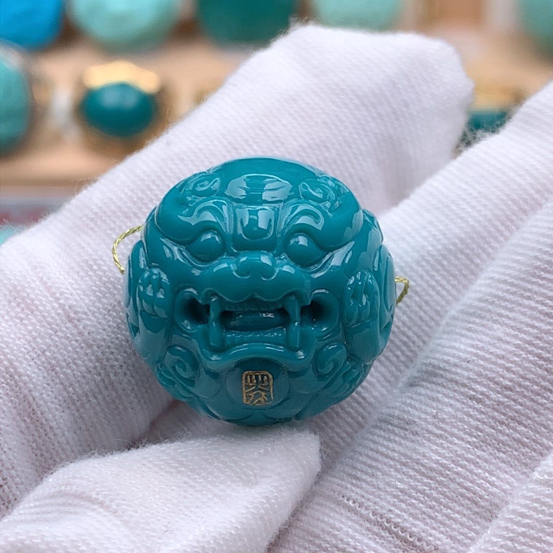 绿松石珠宝奇石未镶嵌