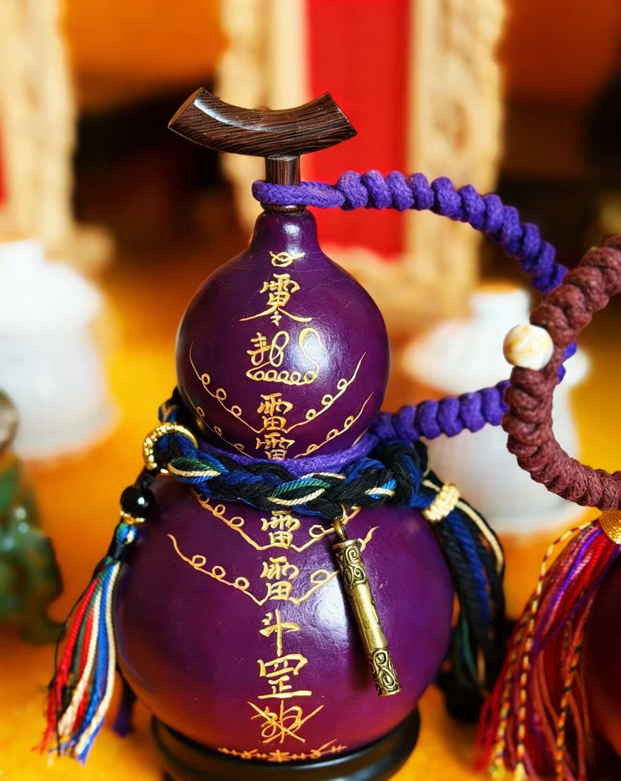 手工雕刻定制葫芦家居摆件（内含沙沙等）