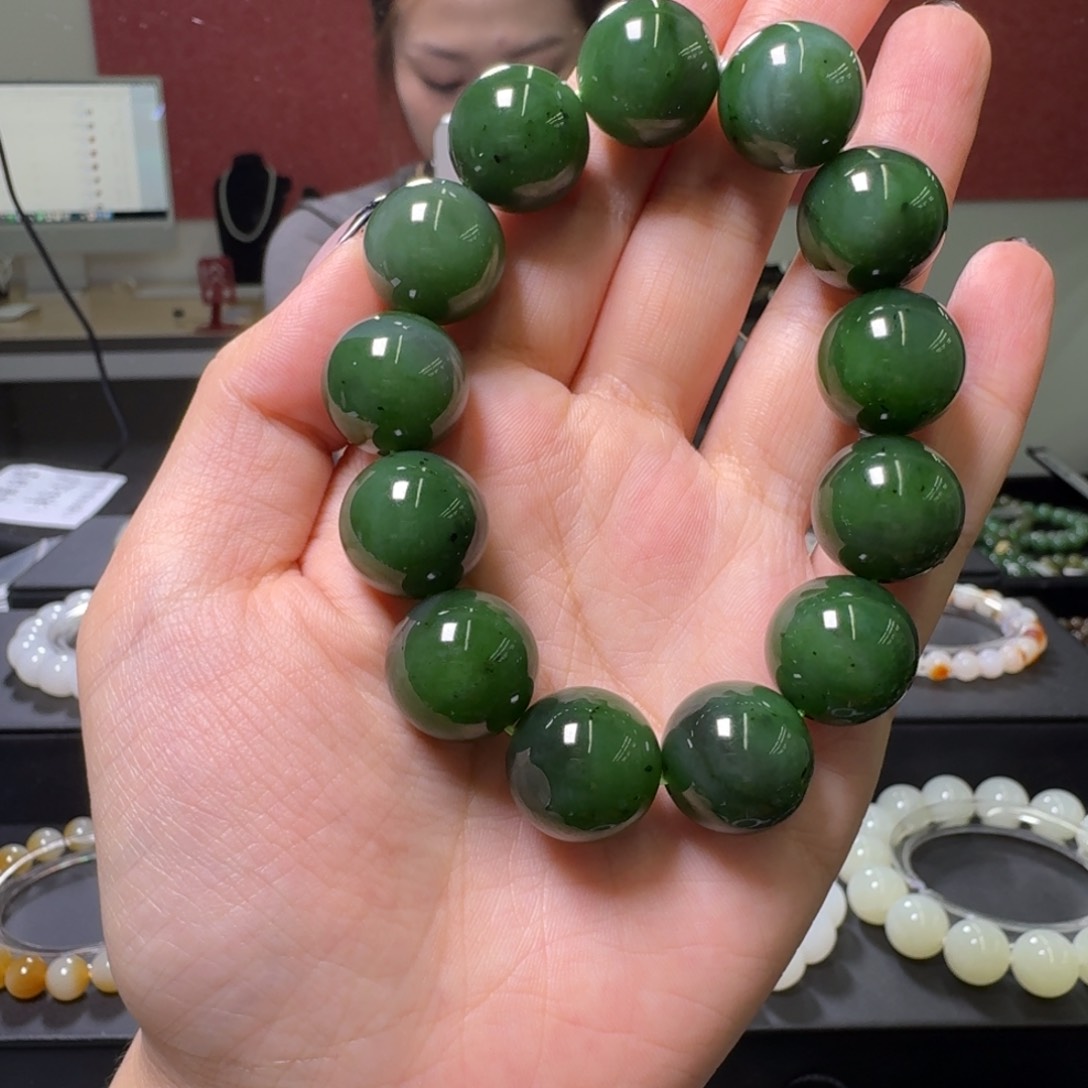 和田玉手链未镶嵌