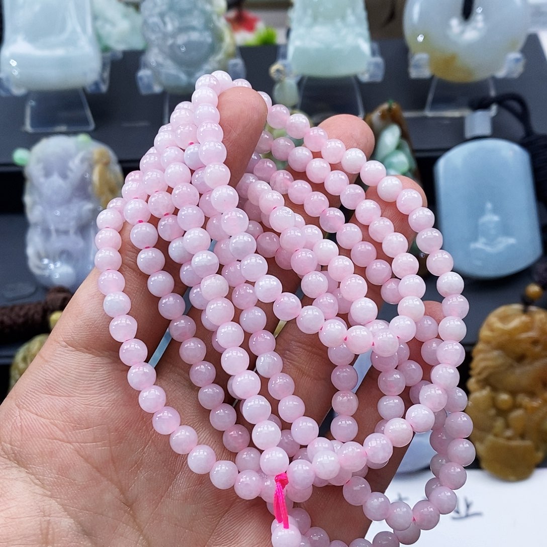 颈饰未镶嵌翡翠手串随机发