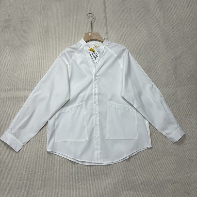 浮力价拉 可以当防晒衣穿的一款小众气质宽松版长袖衬衫JK201