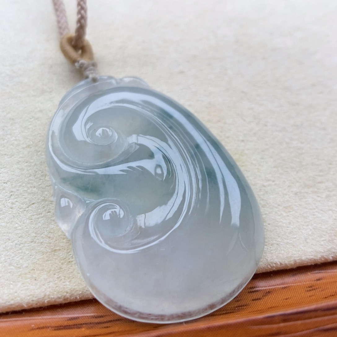 翡翠未镶嵌颈饰吊坠37