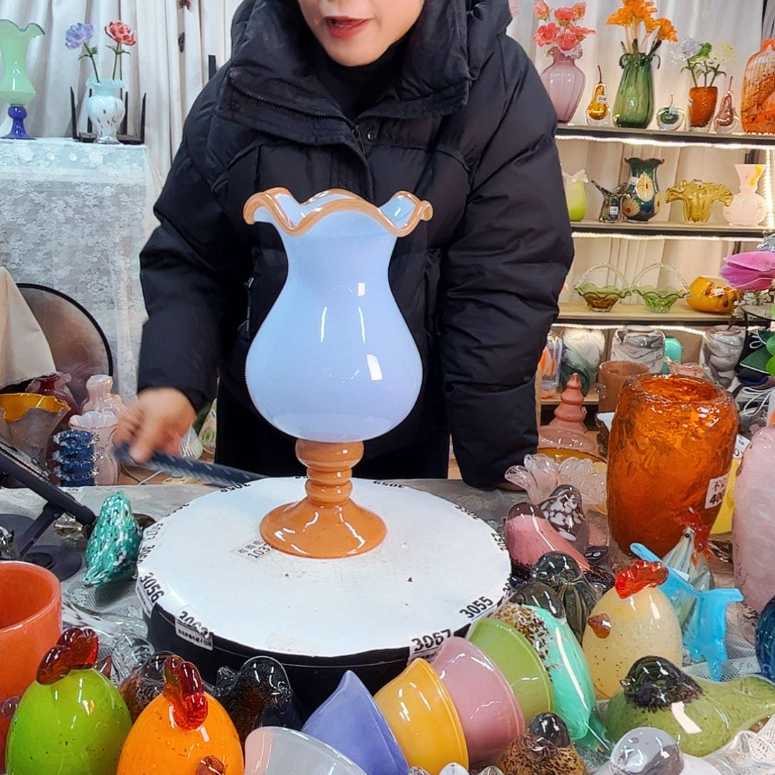 风灯家悦美居琉璃摆件