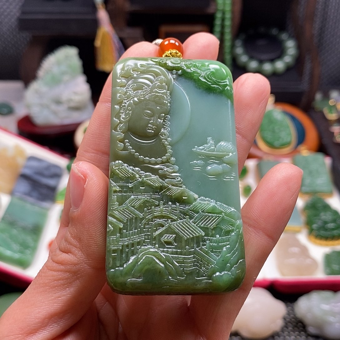 和田玉颈饰未镶嵌媚**M