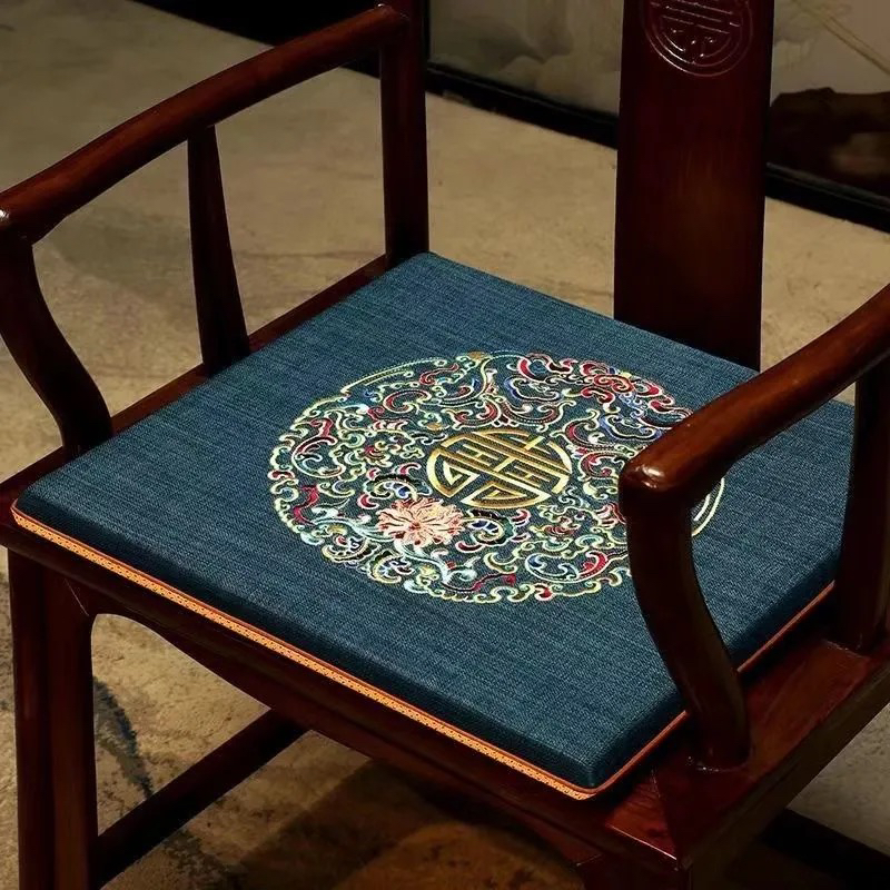 中式椅子红木家具防滑座垫凳子垫子适用于太师椅圈椅餐椅官帽椅