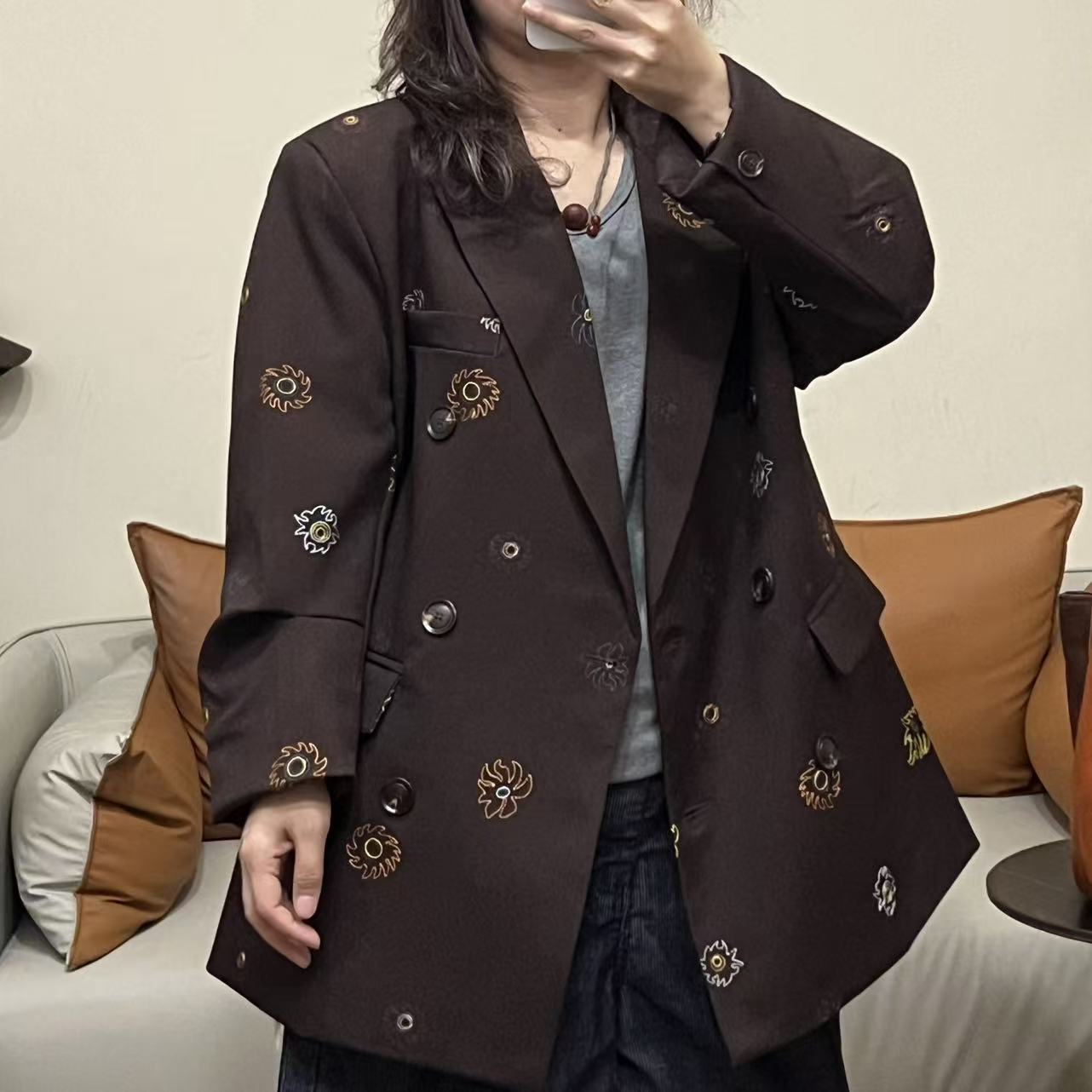  Good acremargin/良亩缘休闲宽松百搭外套A-T023