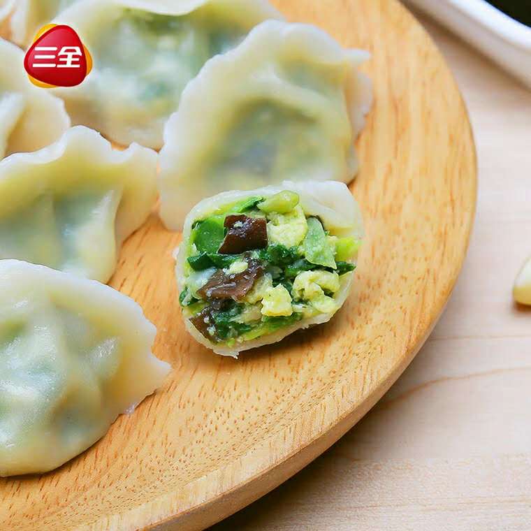 【元旦冬至】三全素水饺韭菜鸡蛋455g